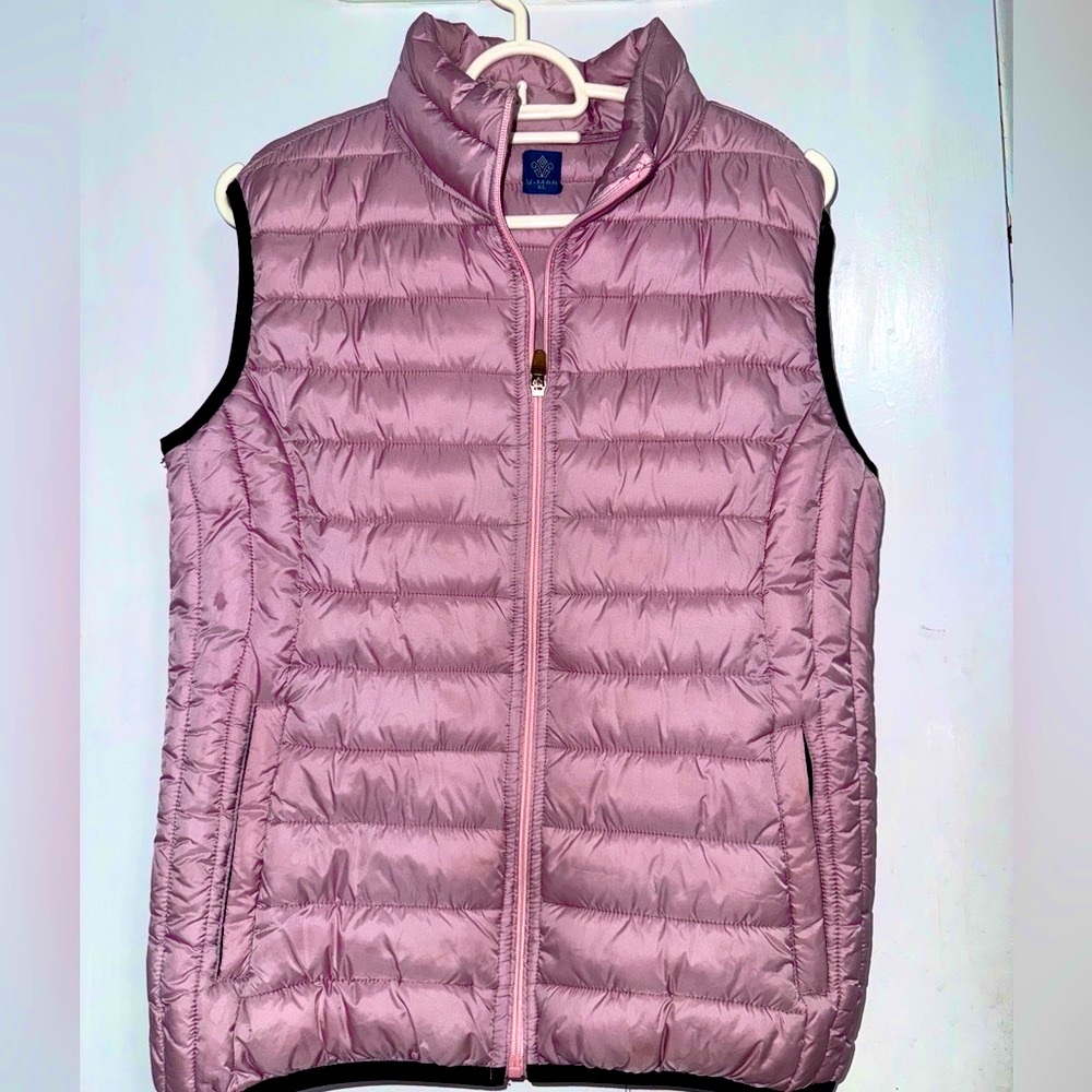 Women's Pink Puffer Vest